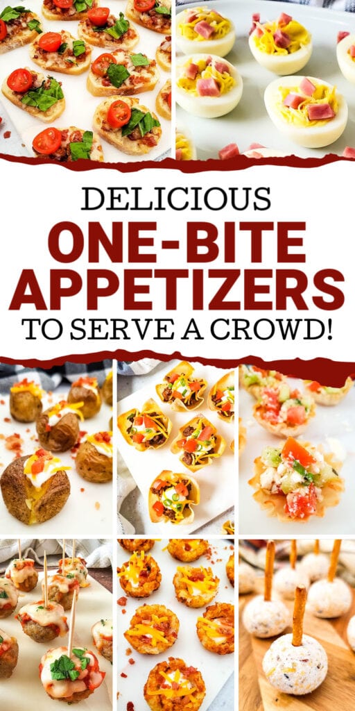 one bite appetizers - recipe round up