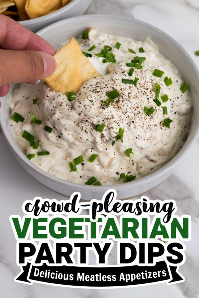 vegetarian party dips - Caramelized Onion Dip copy
