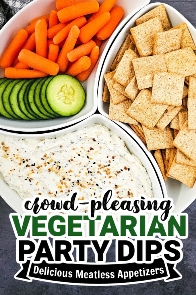 vegetarian party dips - Everything Bagel Dip copy