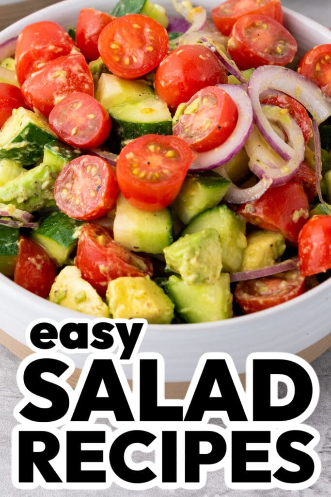 1pinned salad recipes -Avocado Salad