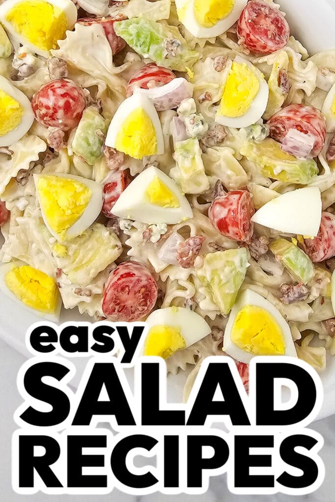 1pinned salad recipes - Cobb Pasta Salad