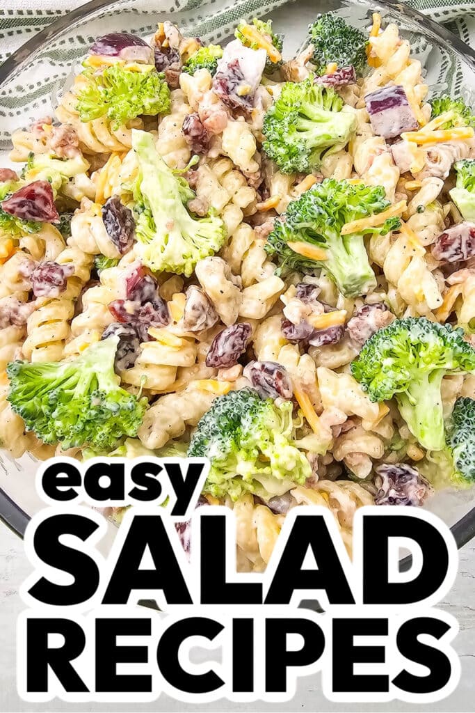 1salad recipes -Broccoli Pasta Salad