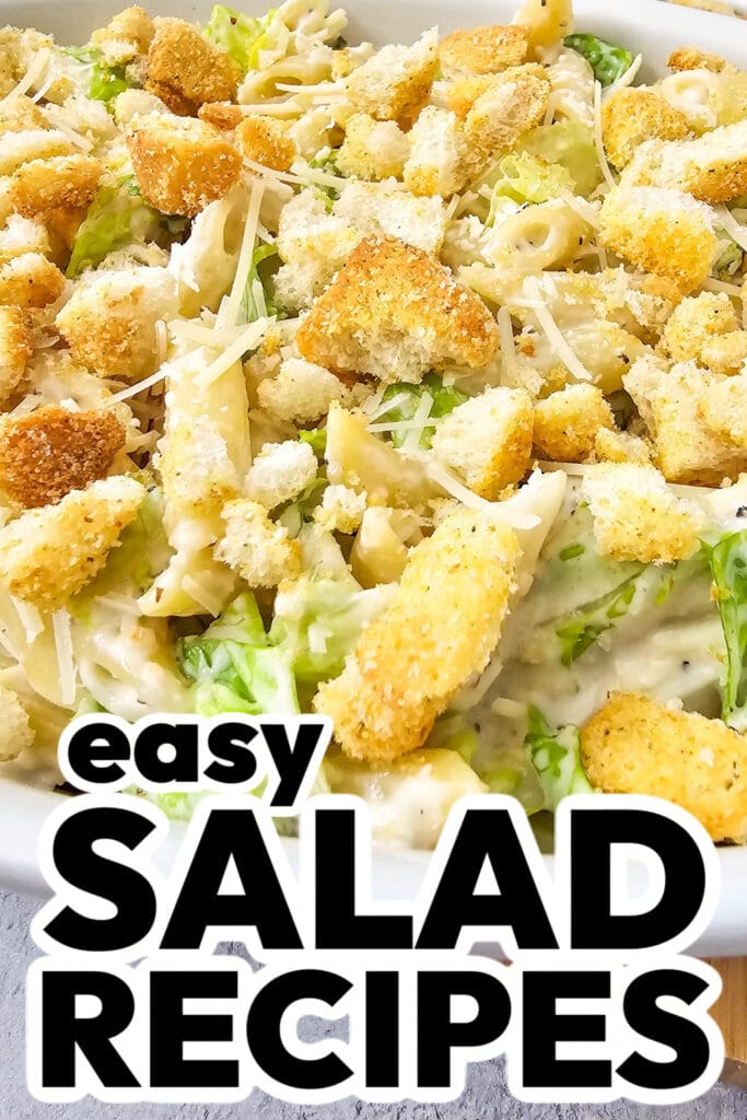 1salad recipes -Caesar Pasta Salad