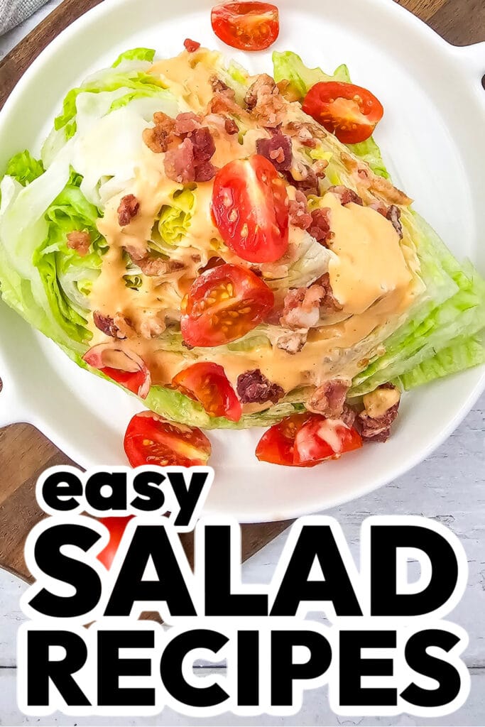 1salad recipes -Crisp Iceberg Wedge Salad