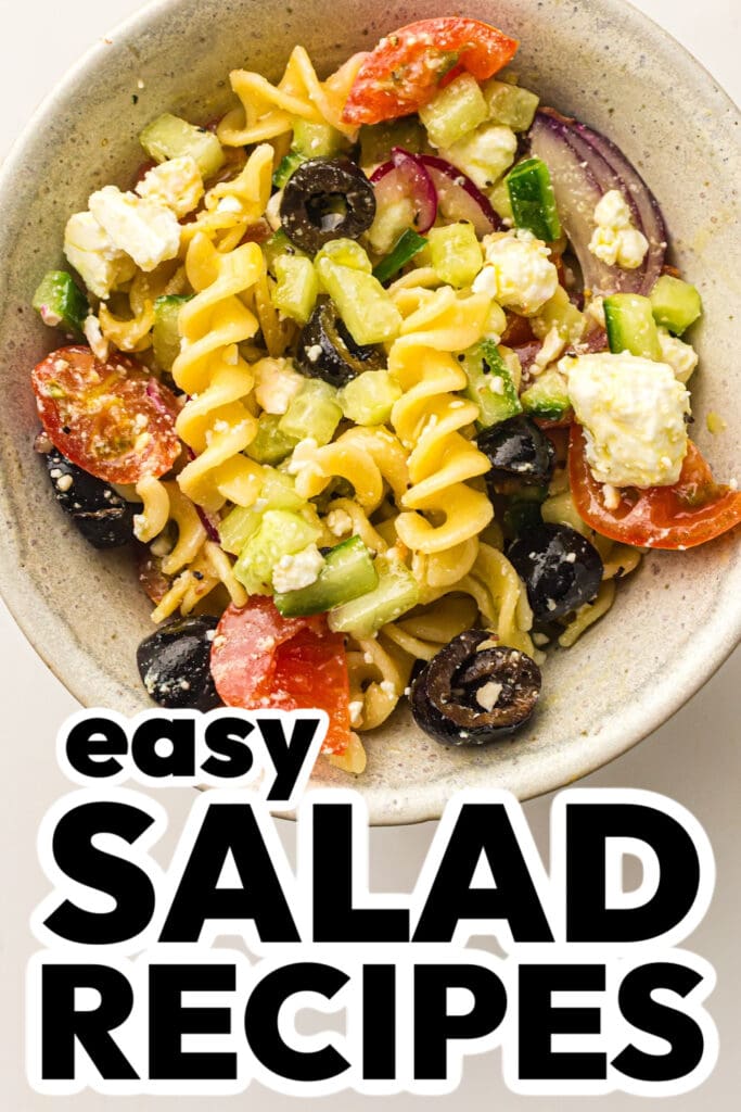 1salad recipes -Greek Pasta Salad