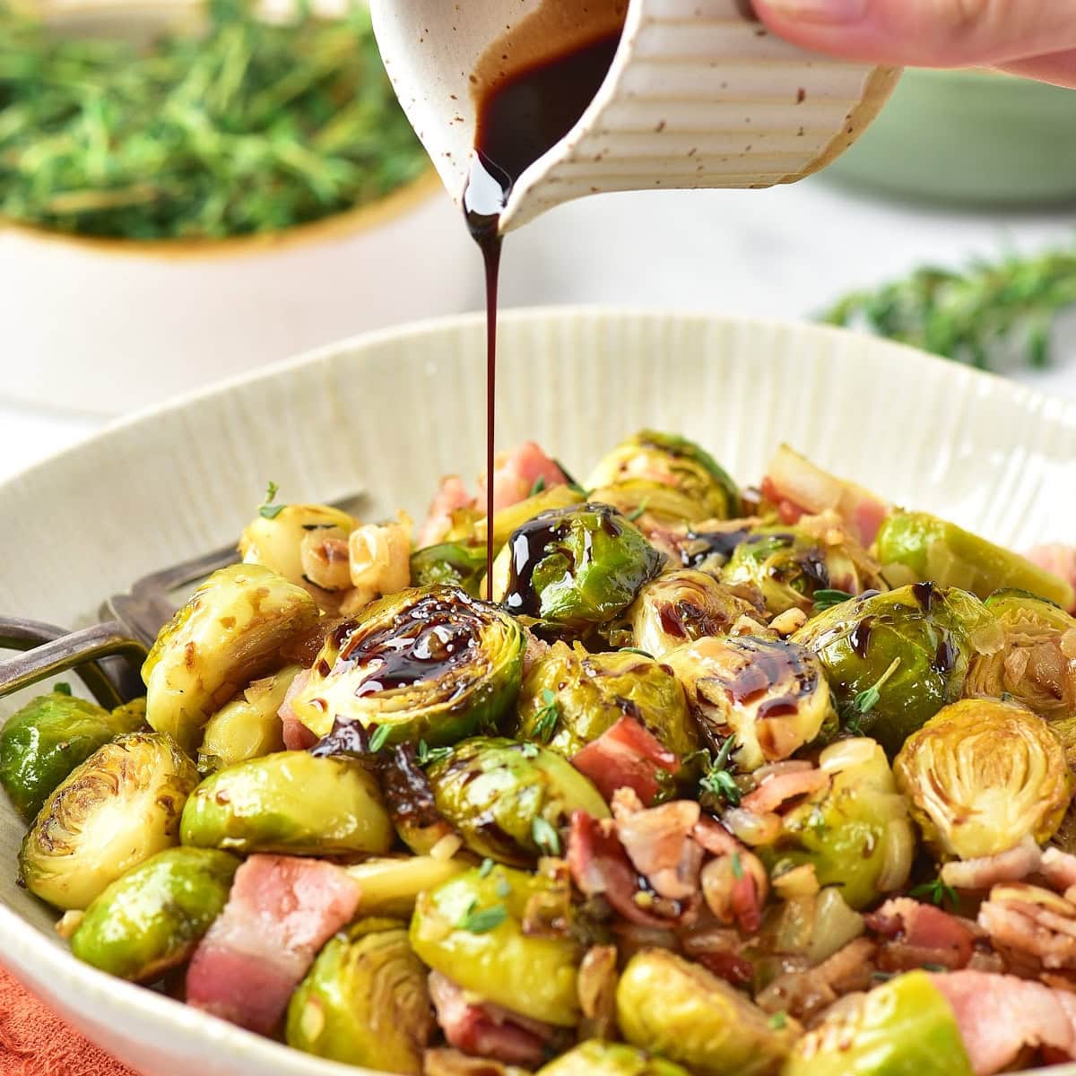 Balsamic Bacon Brussels Sprouts featured image copy