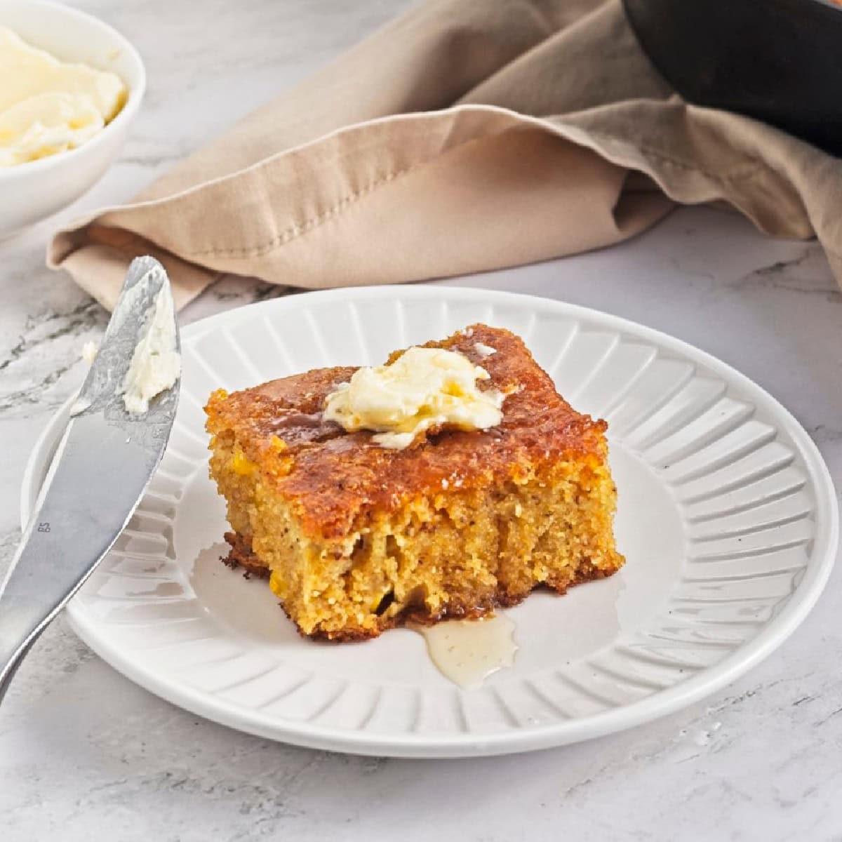 Brown Butter Skillet Cornbread featured image copy