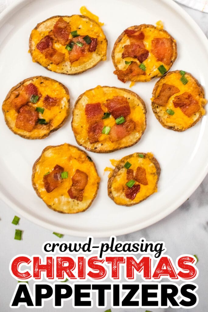 Christmas Appetizers- Bacon and Cheese Potato Slices
