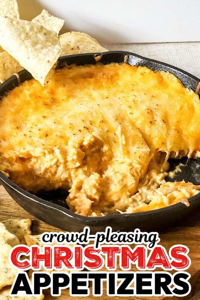 Christmas Appetizers-Cheesy Buffalo Spicy Chicken Dip
