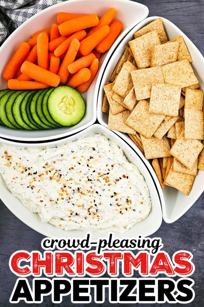 Christmas Appetizers-Everything Bagel Dip