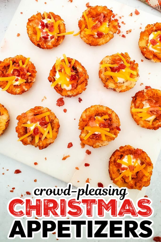 Christmas Appetizers-Loaded Tater Cups