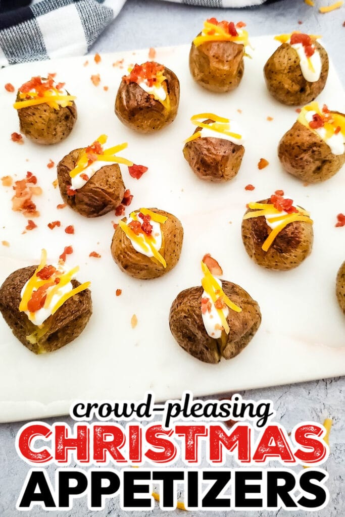 Christmas Appetizers- Mini Baked Potato Bites