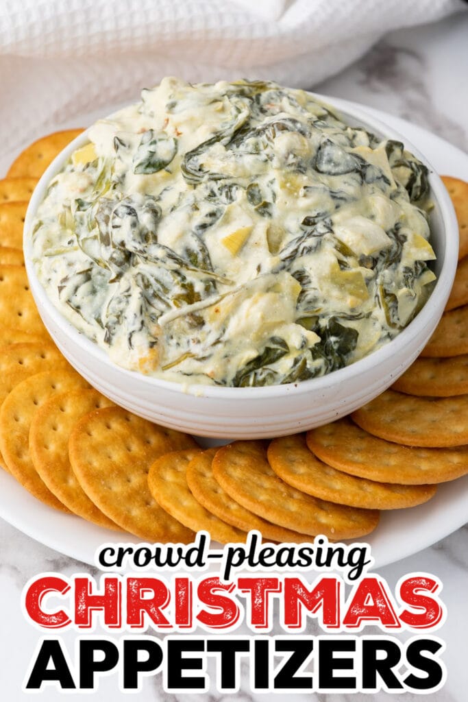 Christmas Appetizers-Spinach Artichoke Dip