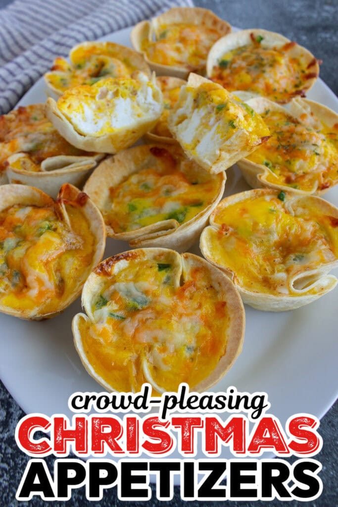 Christmas Appetizers-Three Cheese Mini Quiches