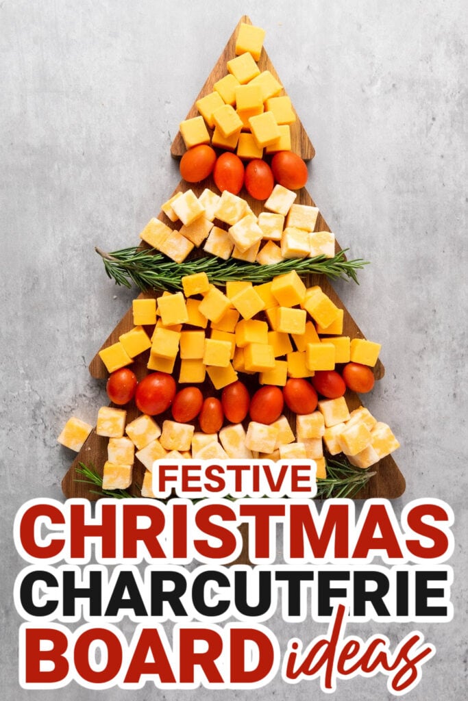 Christmas Charcuterie Board-Christmas Tree Cheese Platter
