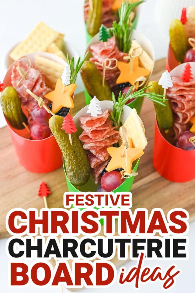 Christmas Charcuterie Board-DIY Christmas Charcuterie Cups