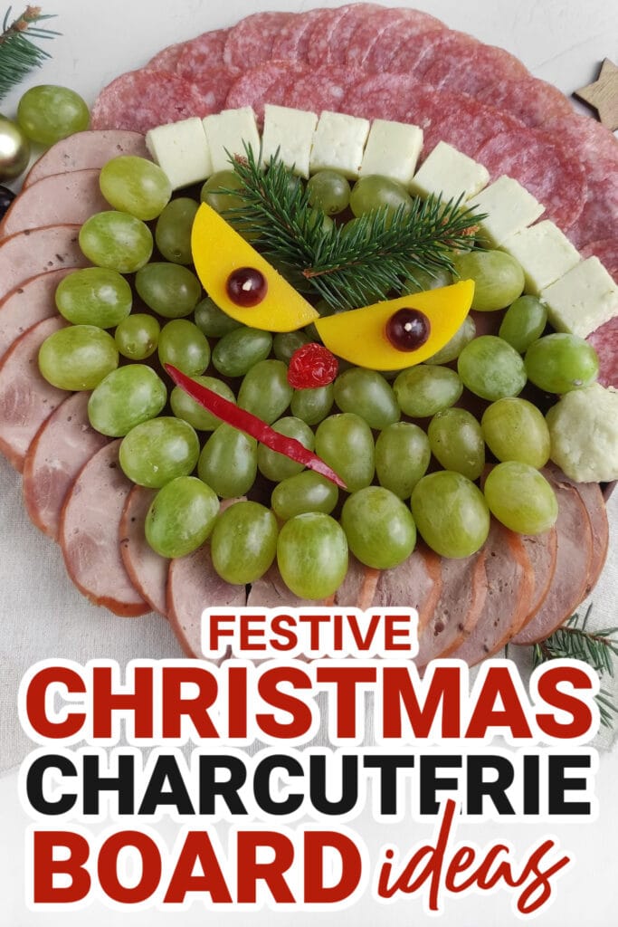 Christmas Charcuterie Board-The Mr. Grinch Charcuterie Board