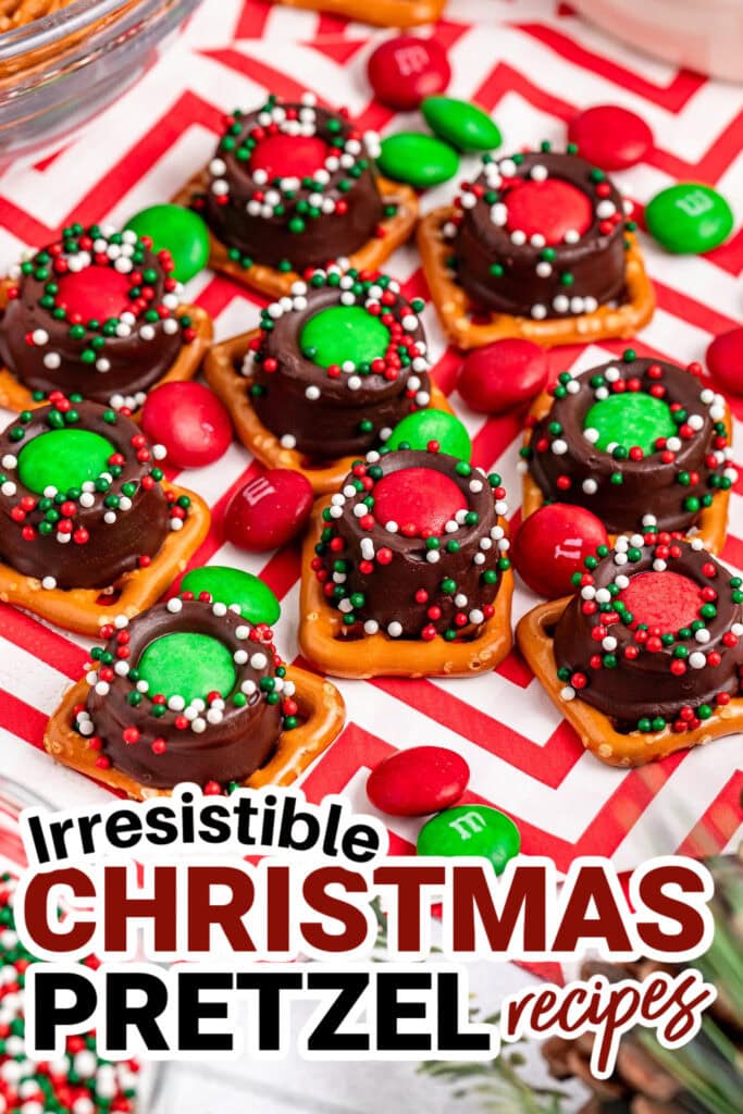Christmas Pretzels- Christmas Rolo Pretzel Bites