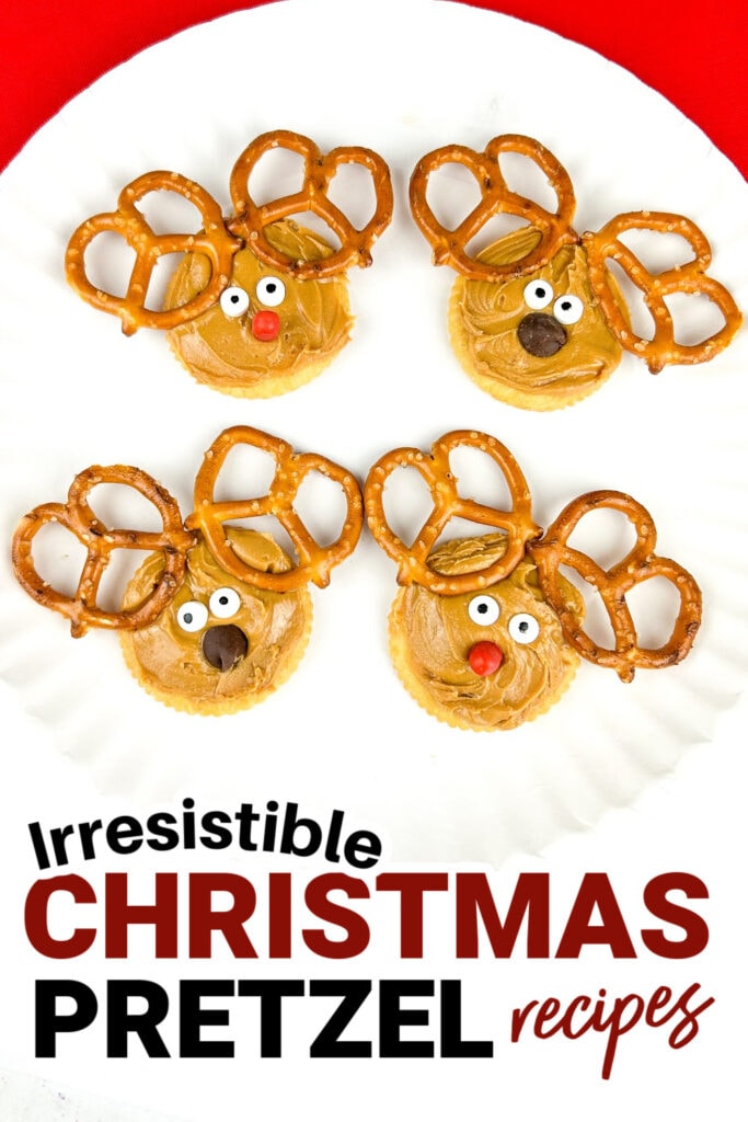 Christmas Pretzels-Ritz Reindeer Snacks