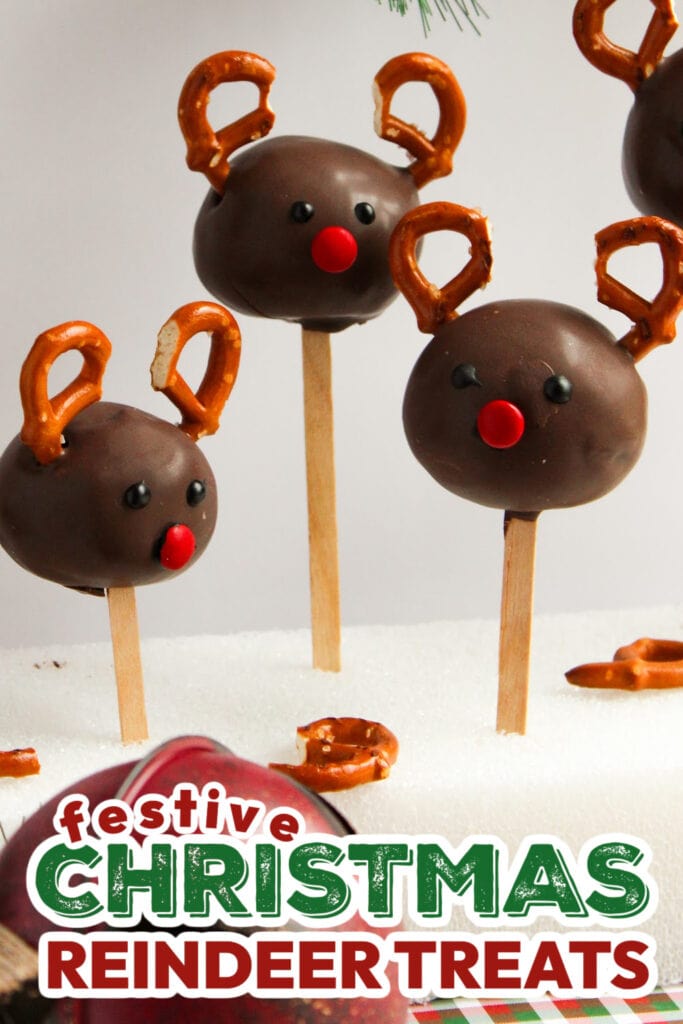 Christmas Reindeer Treats- Reindeer Cake Pops
