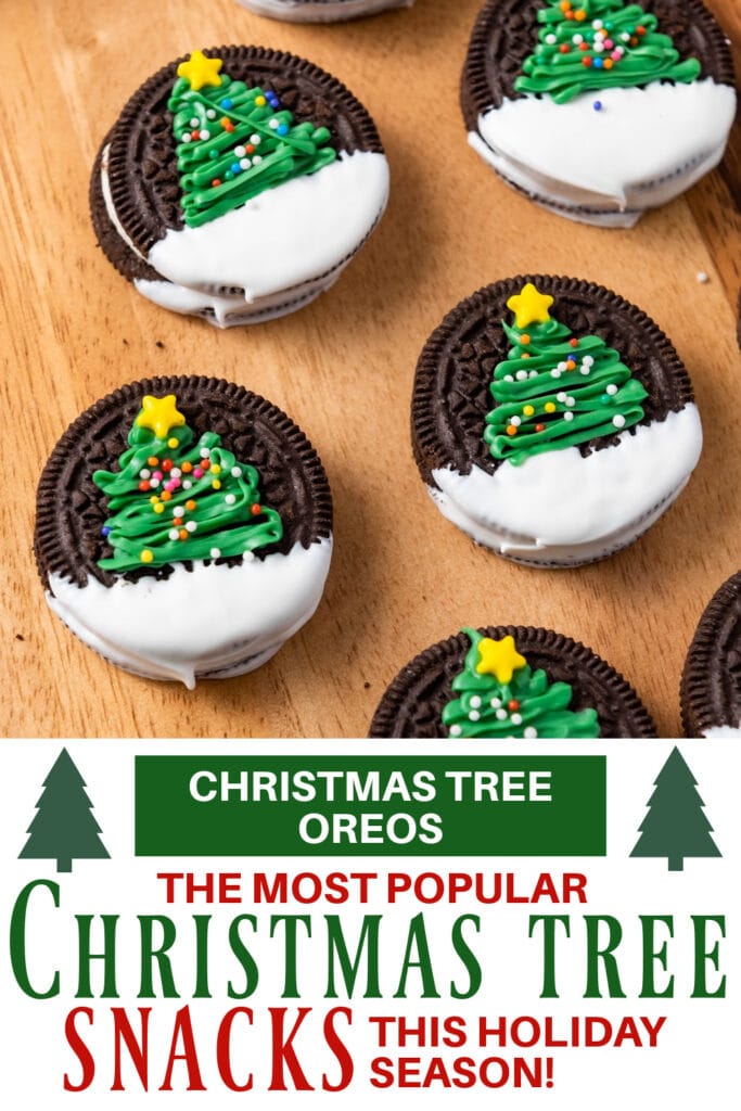 Christmas Tree Snacks - Christmas Tree Oreos copy