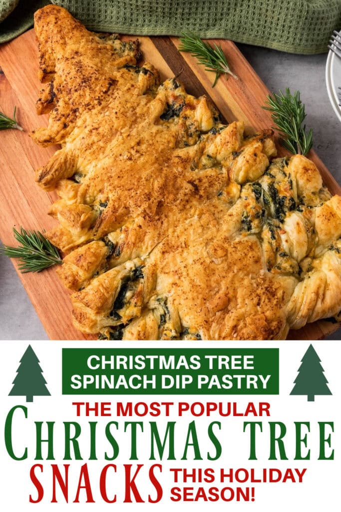 Christmas Tree Snacks - Spinach Pastry Christmas Tree copy