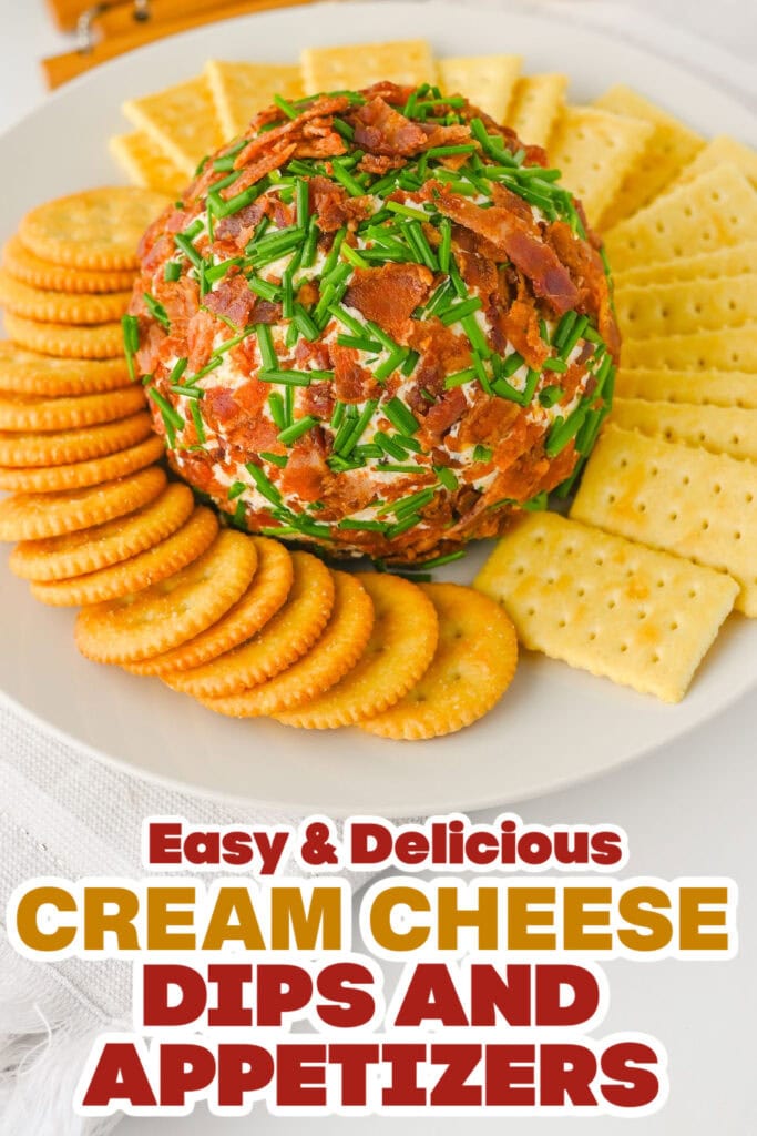 Cream Cheese Dips and Appetizers-Bacon Ranch Cheeseball