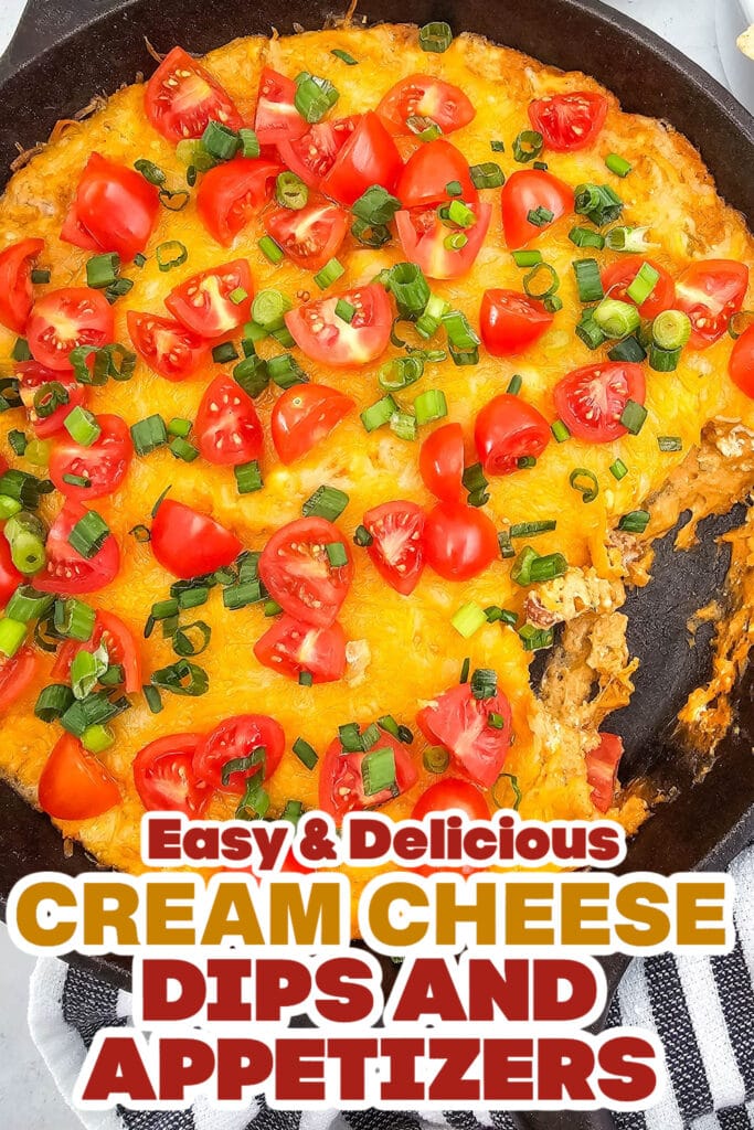 Cream Cheese Dips and Appetizers-Cheesy Texas Trash Dip