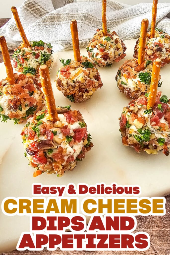 Cream Cheese Dips and Appetizers- Cracked Out Cheeseball Bites