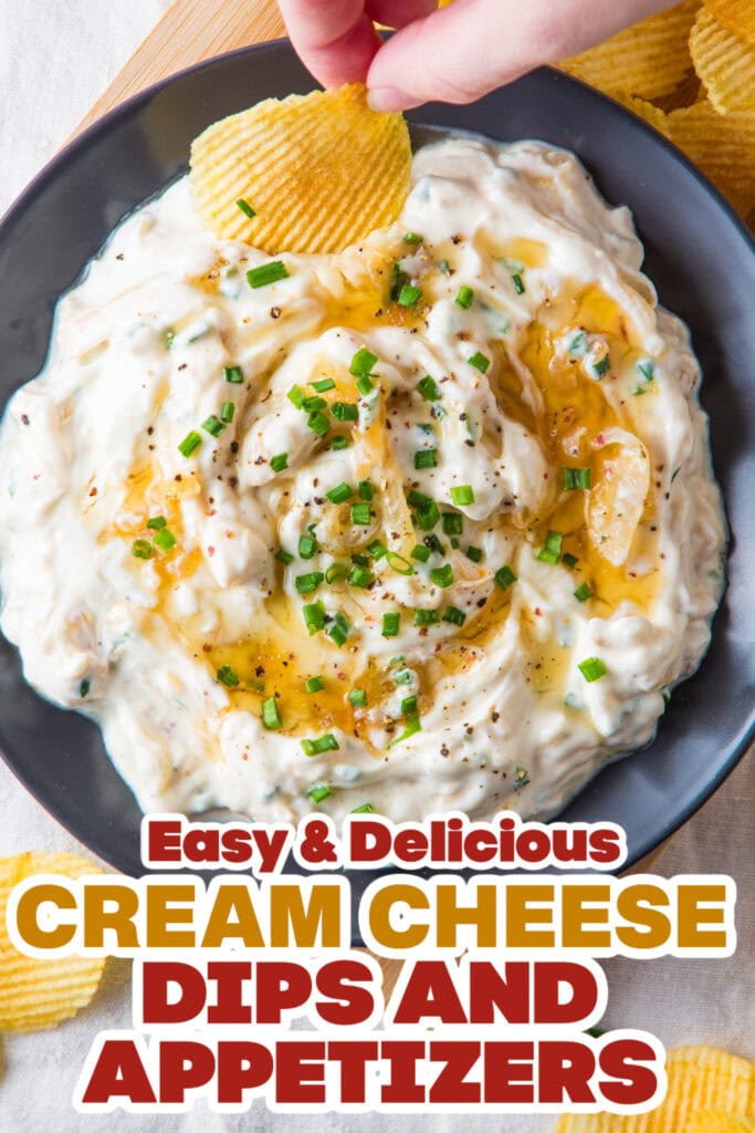 Cream Cheese Dips and Appetizers- French Onion Dip