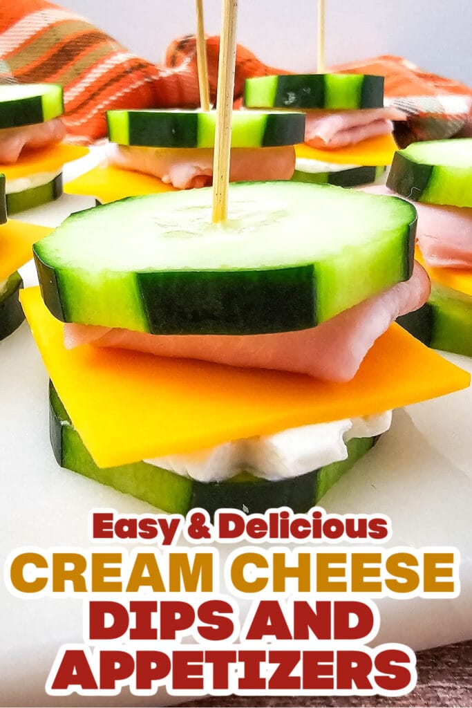 Cream Cheese Dips and Appetizers-Fresh Cucumber Sandwiches