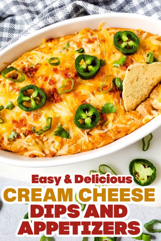 Cream Cheese Dips and Appetizers-Hot Cheesy Bacon Bean Dip