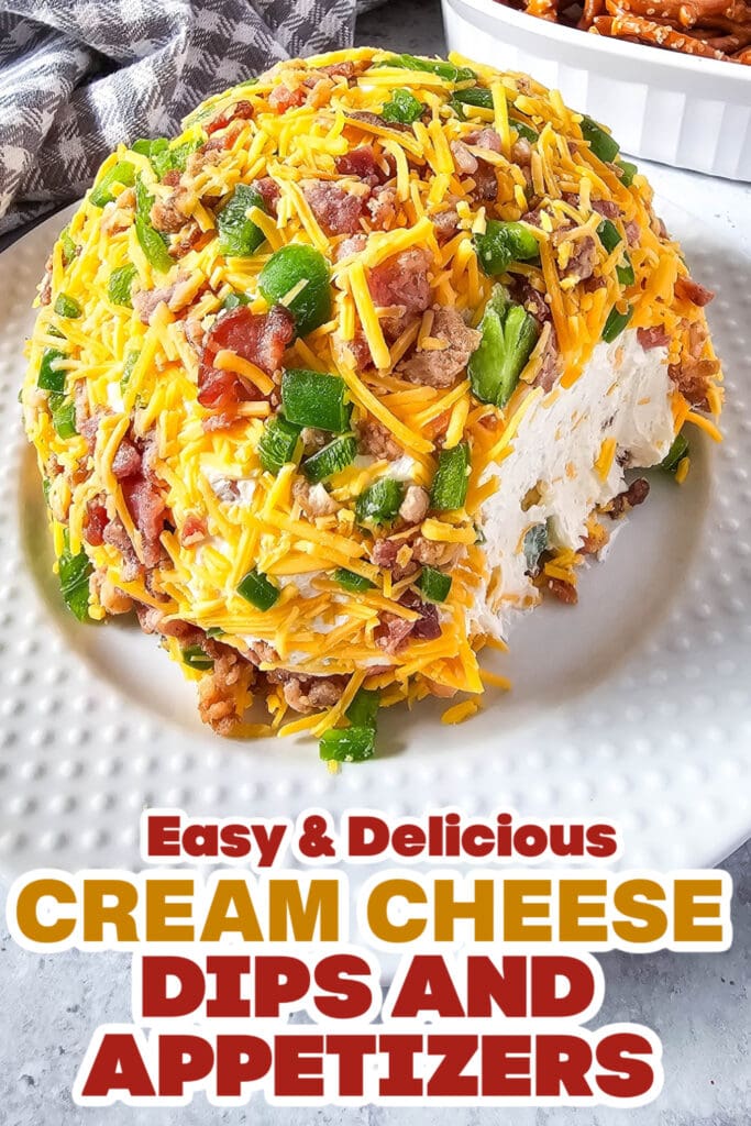 Cream Cheese Dips and Appetizers-Jalapeno Popper Cheeseball