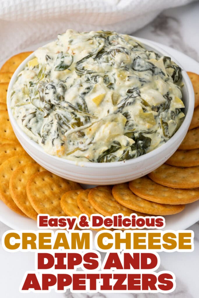 Cream Cheese Dips and Appetizers-Spinach Artichoke Dip