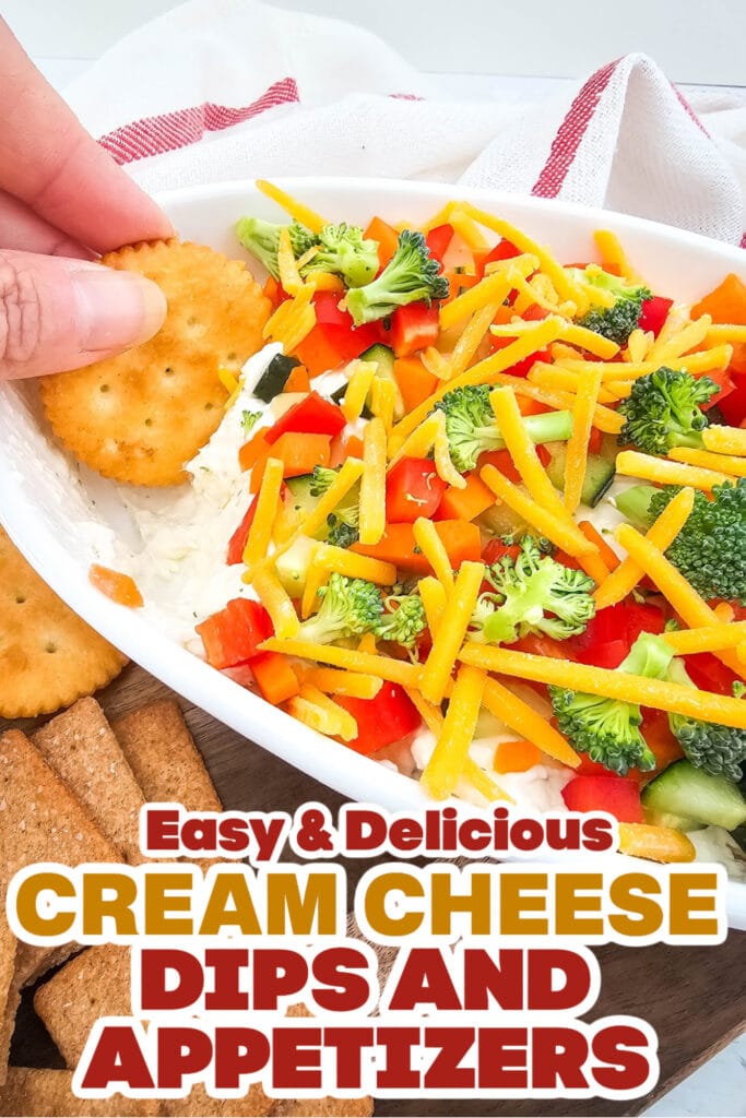 Cream Cheese Dips and Appetizers-Veggie Pizza Dip