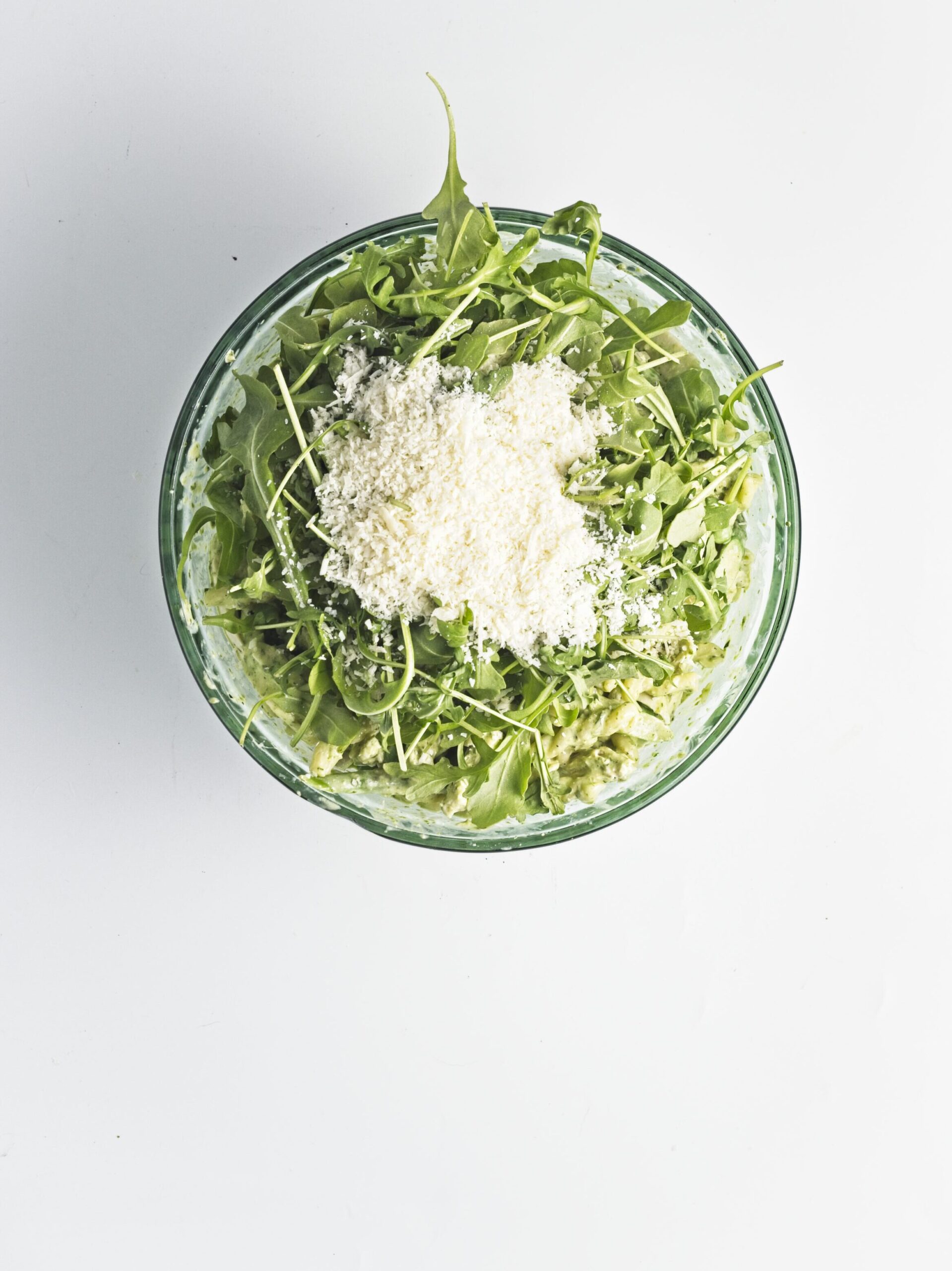 Creamy Pesto Chicken Pasta Salad Process Photo