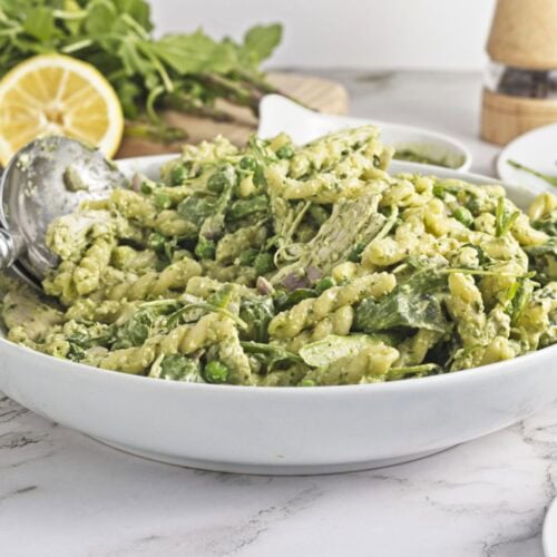 Creamy Pesto Chicken Pasta Salad