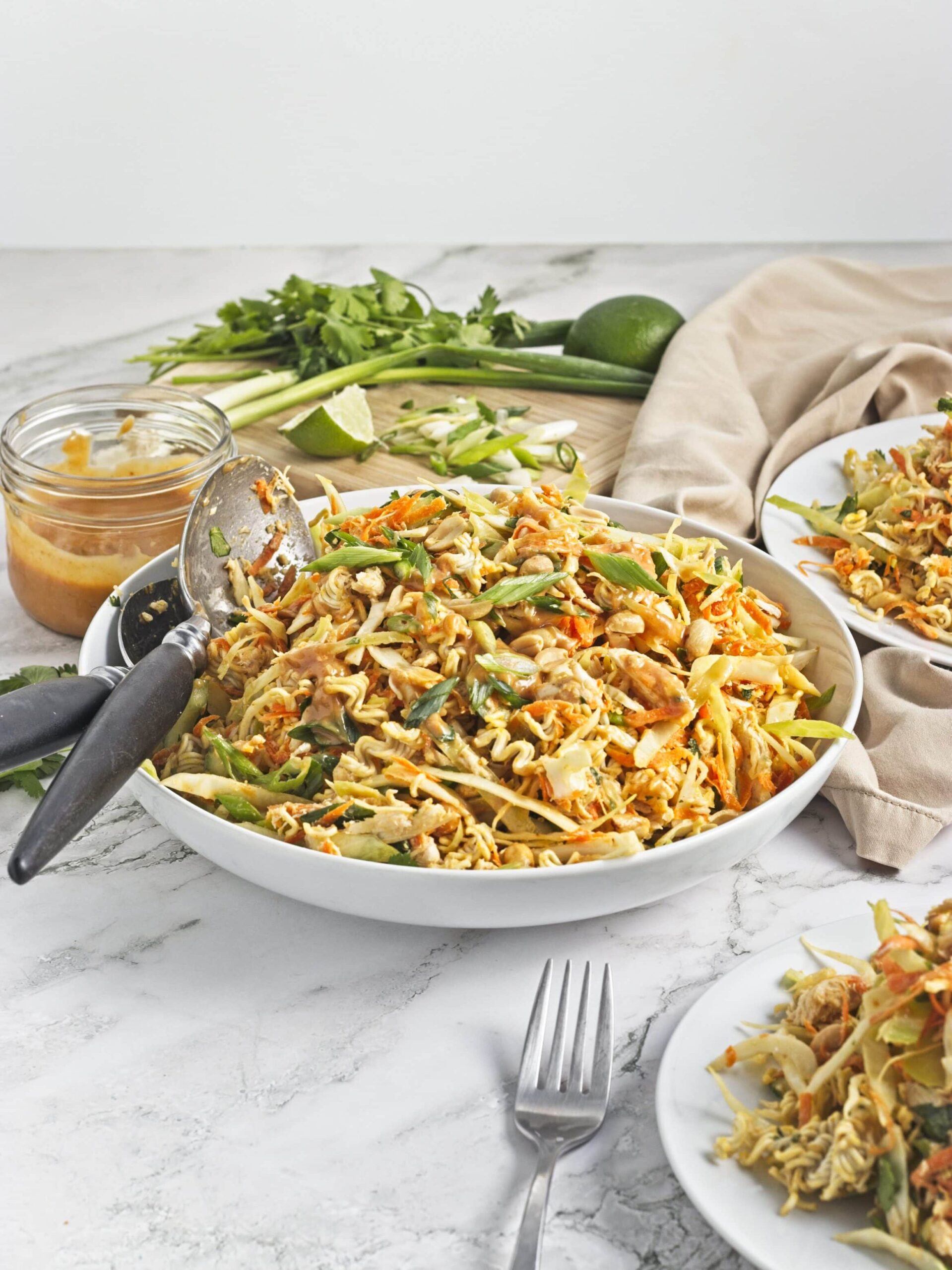 Crunchy Chicken Ramen Salad