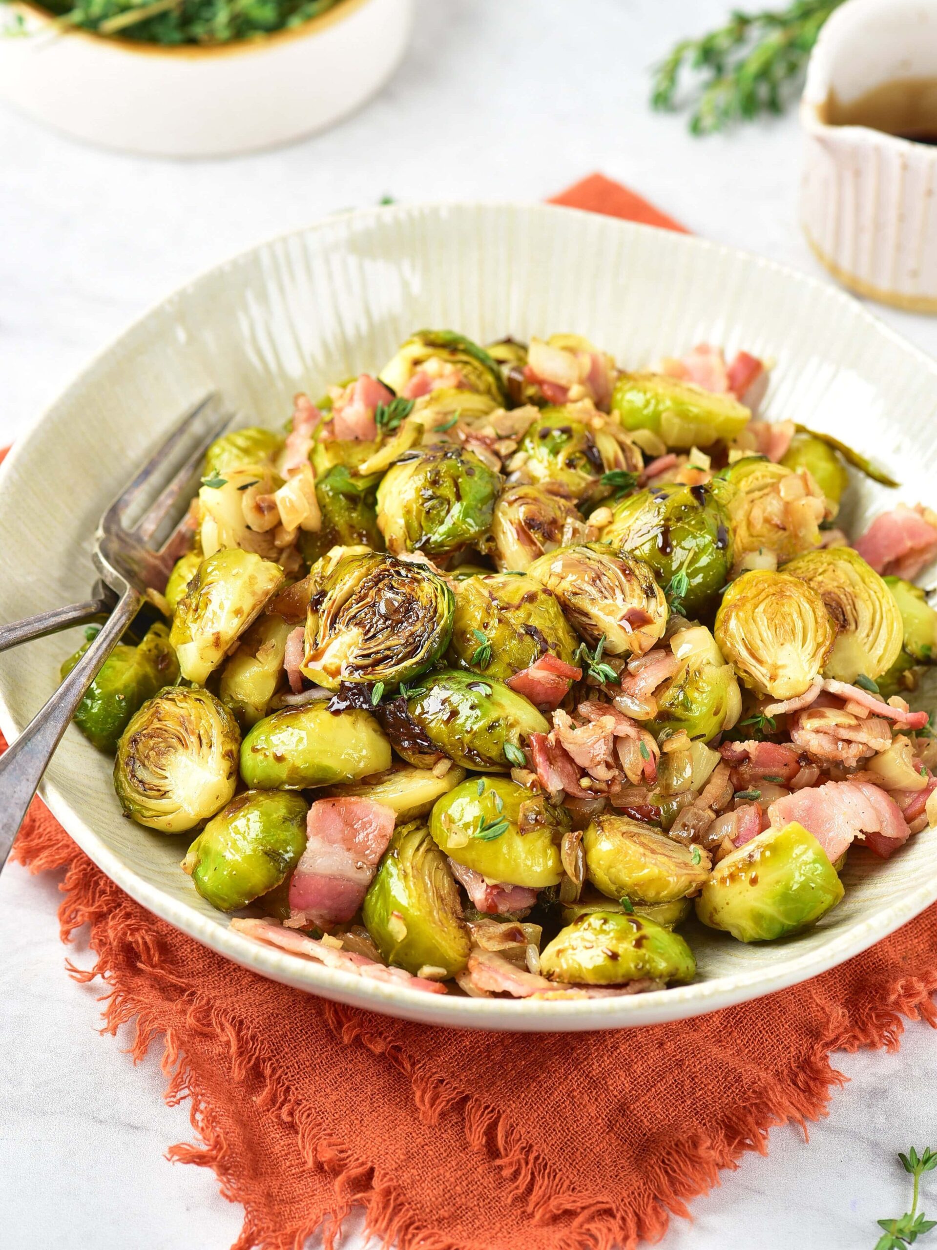 Balsamic Bacon Brussels Sprouts