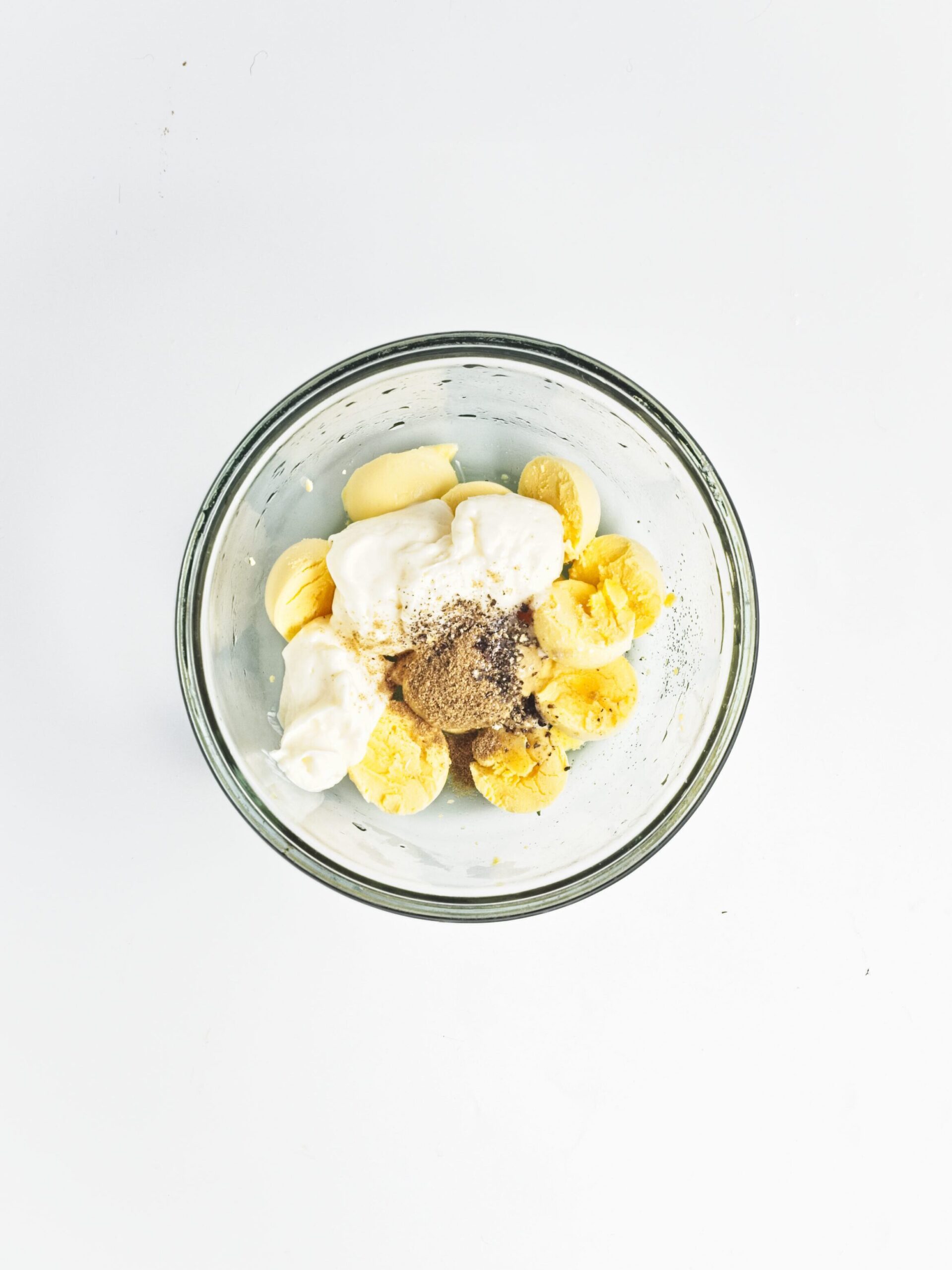 Dill Pickle Deviled Eggs Process Photo