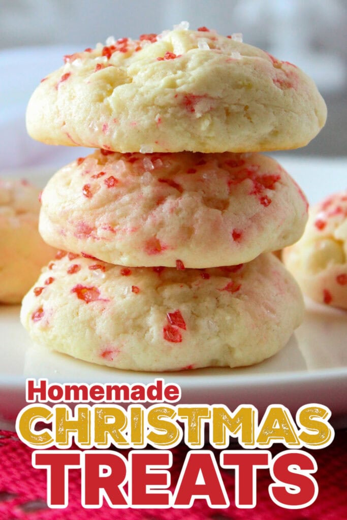 Festive Christmas Treats-Peppermint Cheesecake Cookies