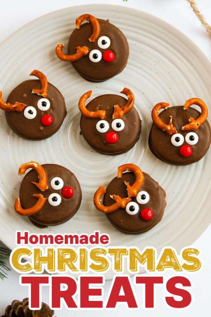 Festive Christmas Treats-Reindeer Chocolate Covered Oreos