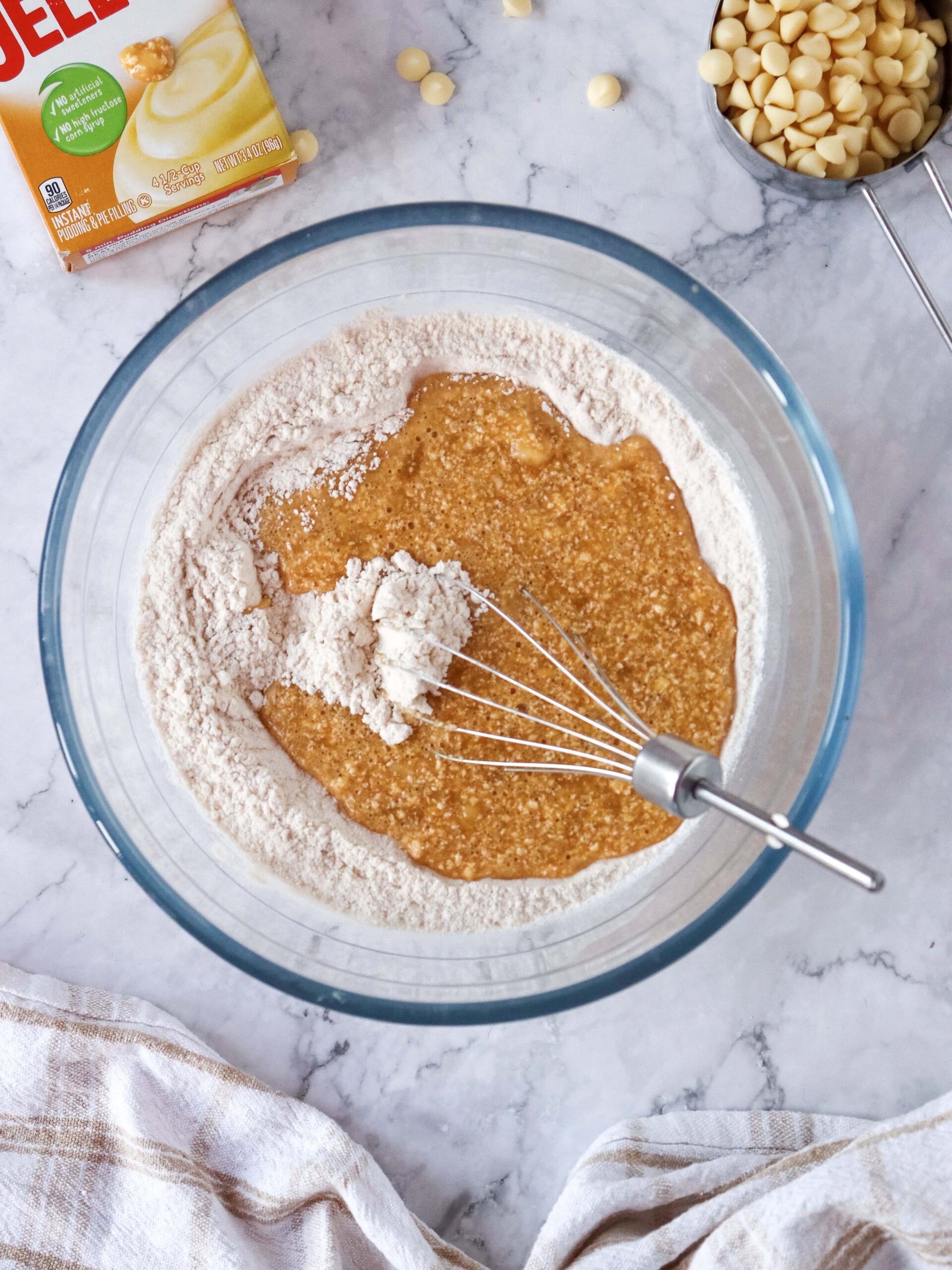 Banana Pudding Cookies Process Photo