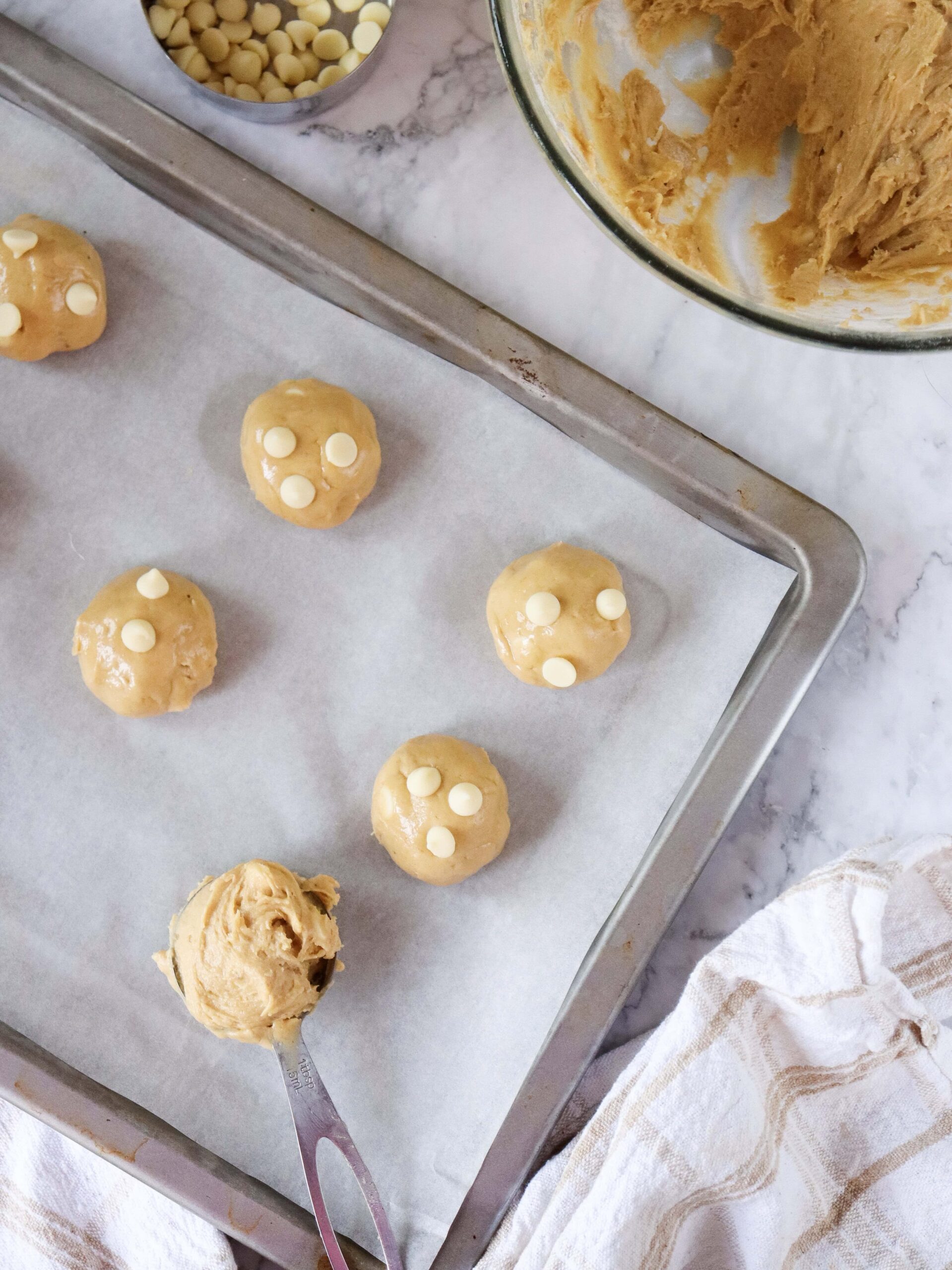 Banana Pudding Cookies Process Photo