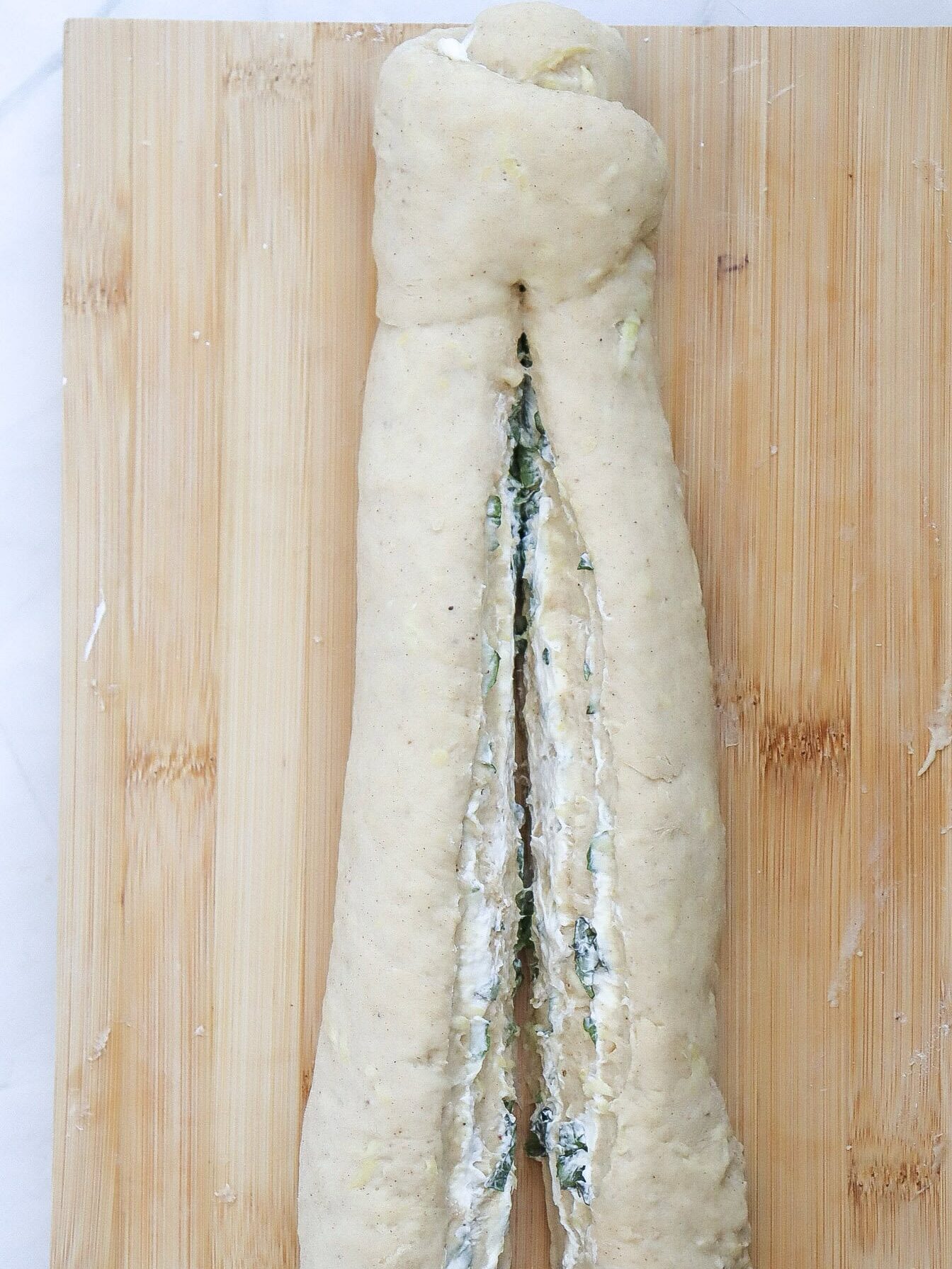 Zucchini Swirl Bread Process Photo