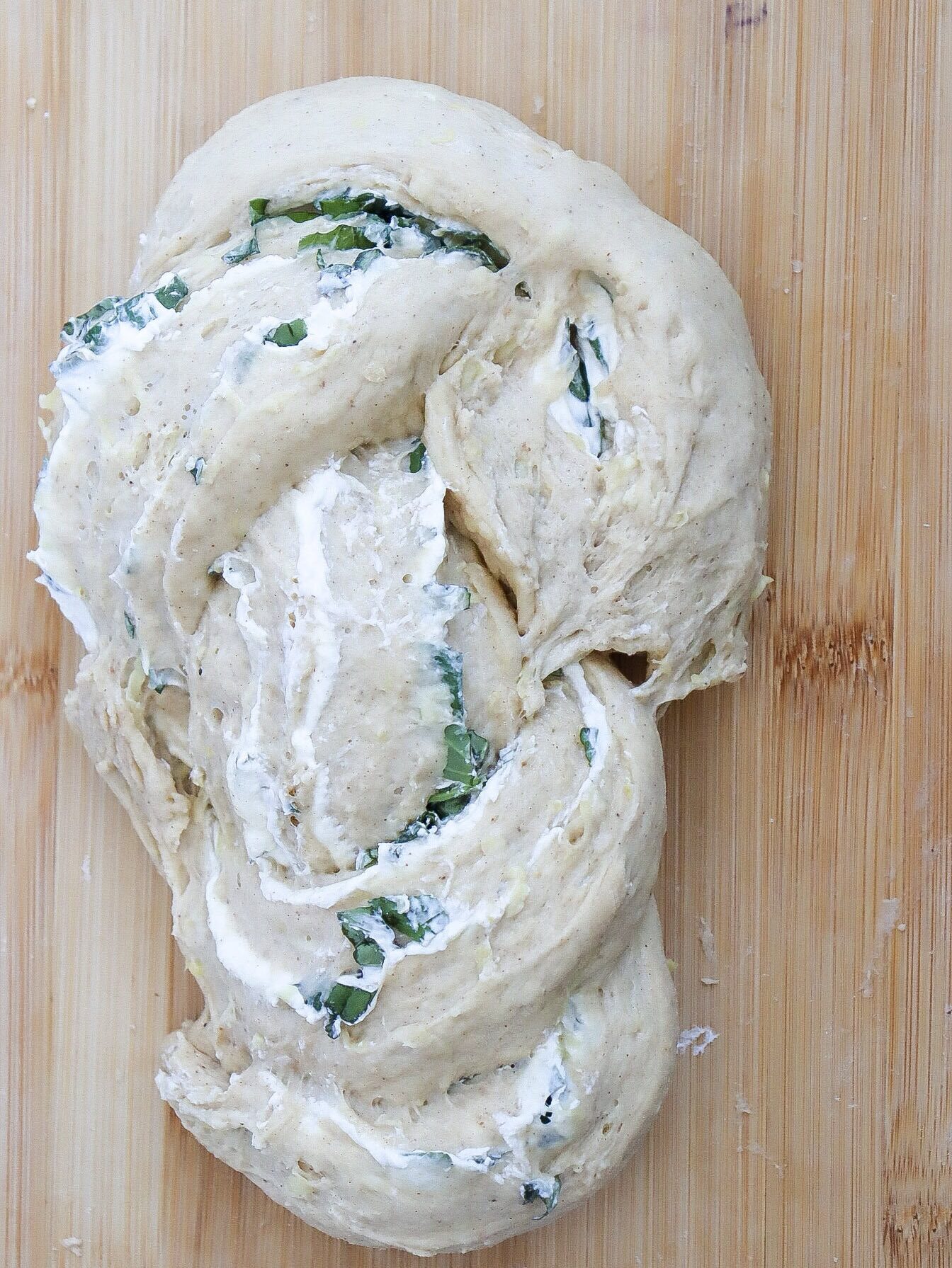 Zucchini Swirl Bread Process Photo