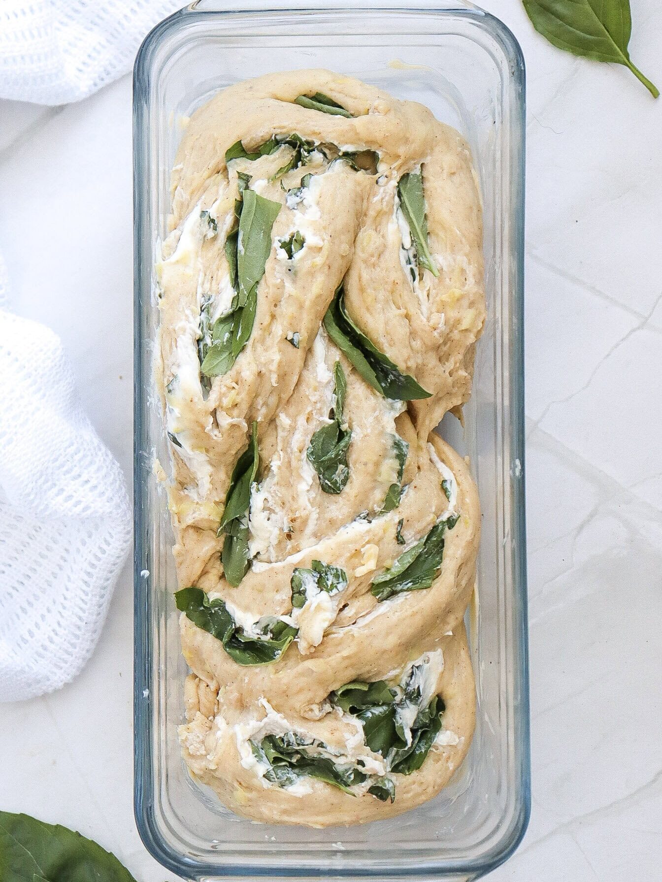 Zucchini Swirl Bread Process Photo