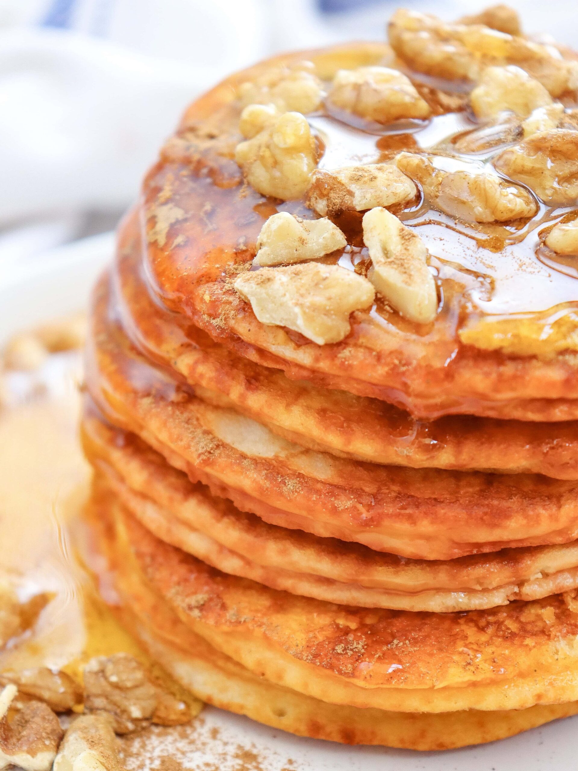 Pumpkin Pancakes Process Photo