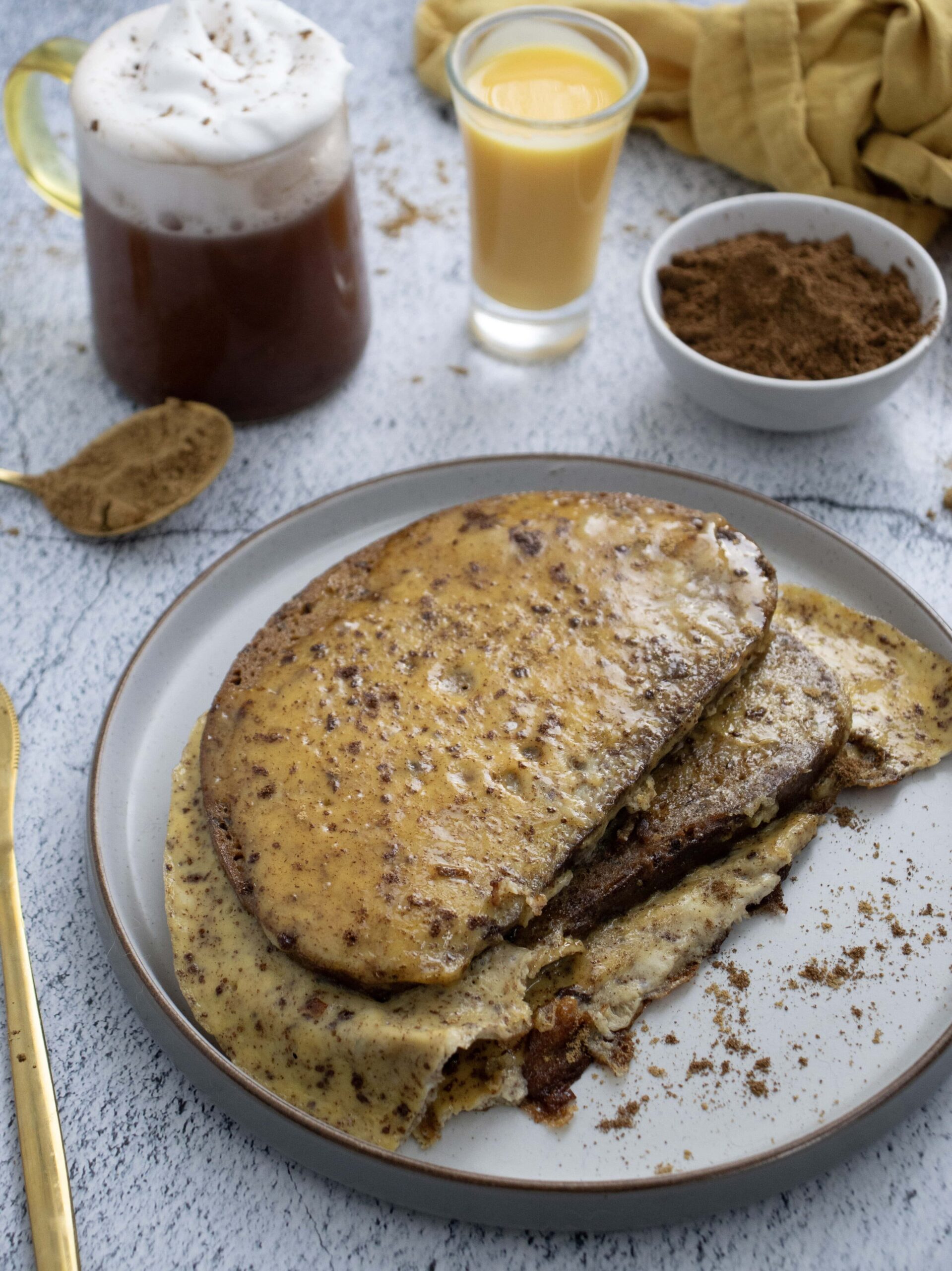 Eggnog French Toast with Sourdough