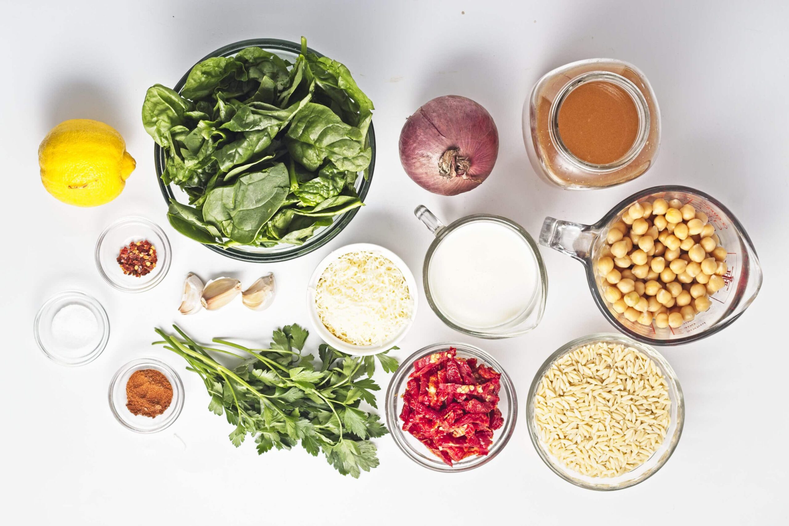 Marry Me Chickpeas and Orzo